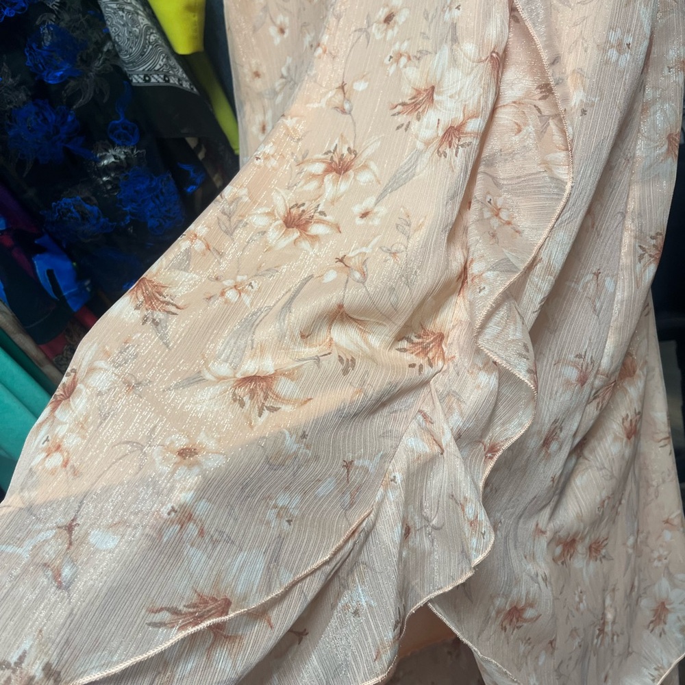 Floral Peach Dress